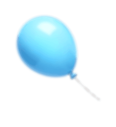 Blue balloon